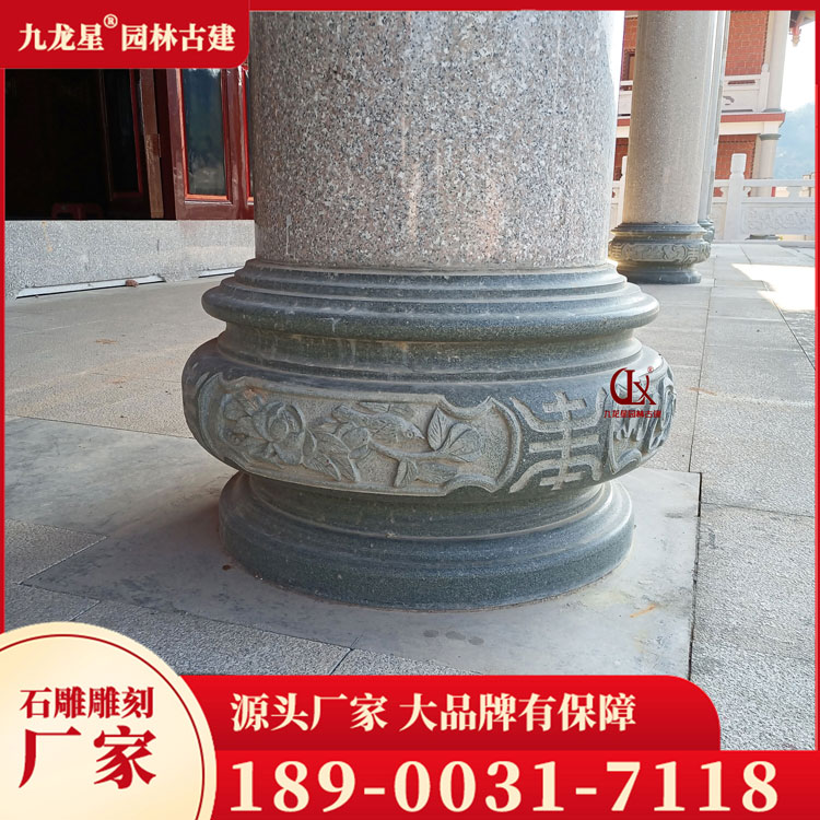 寺廟石材圓柱圖片